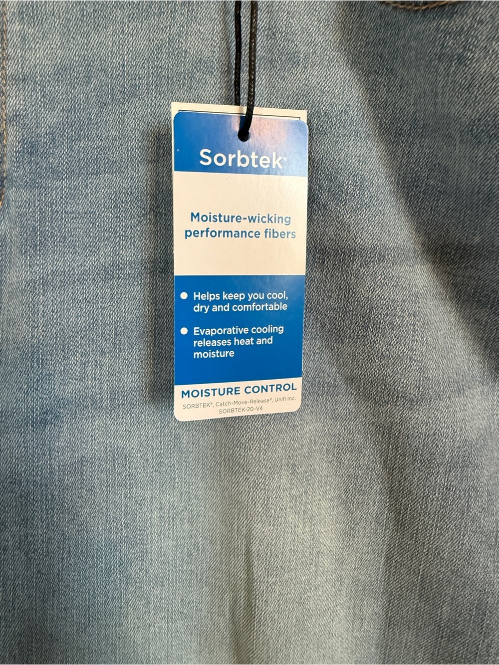 NWT Judy Blue JB88938 Keep Your Cool V Front Boyfriend Jeans 18W Sorbtek Cooling - Picture 8 of 16